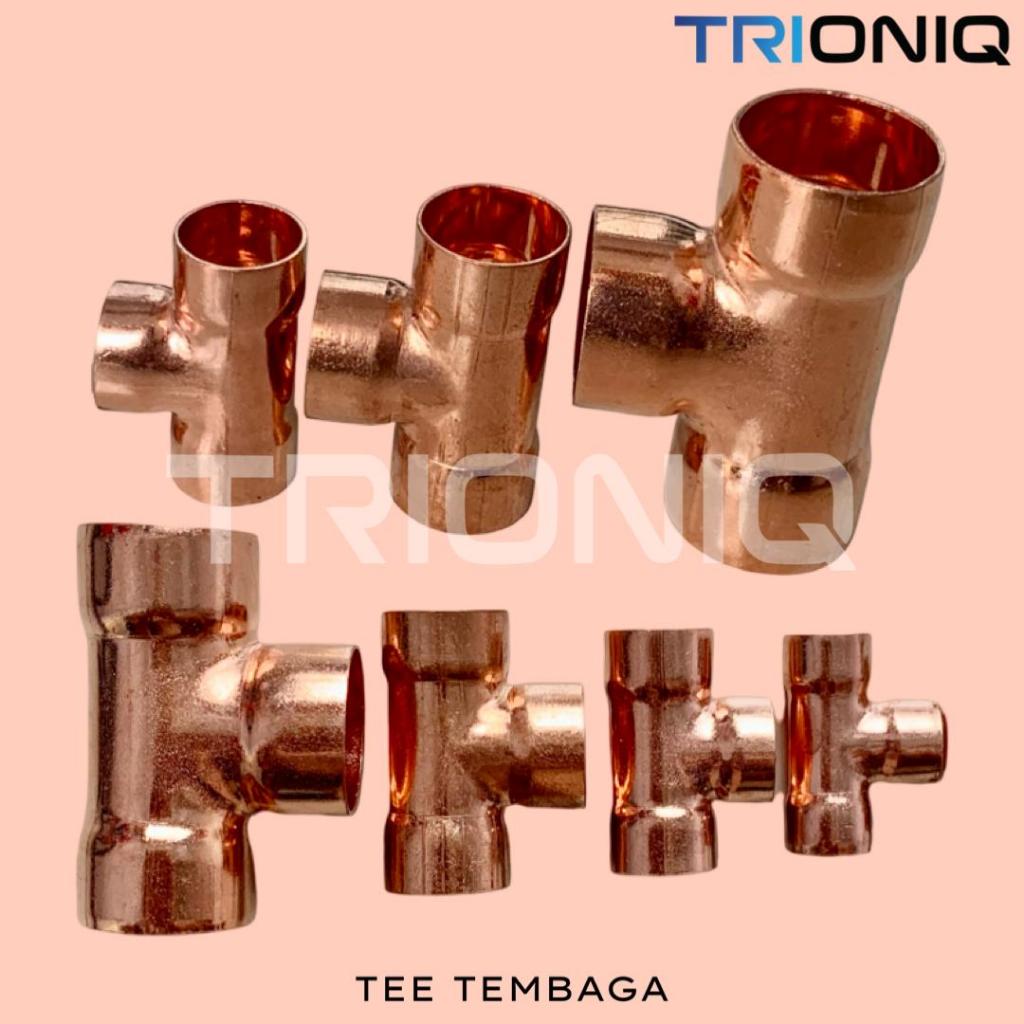 TEE FITTING PIPA TEMBAGA