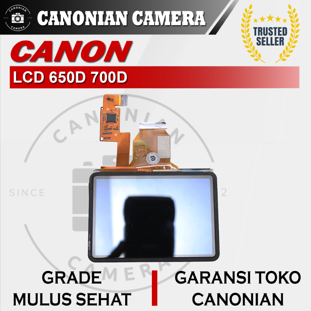 LCD Canon 650D 700D Bekas Vignete