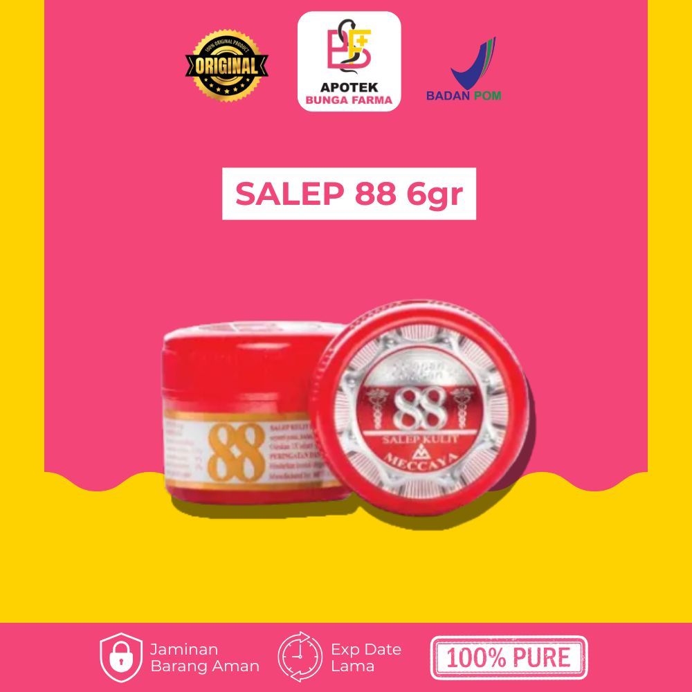 Salep Kulit 88 6 Gram - Obat Gatal - Salep Kulit - Krim Panu Jamur