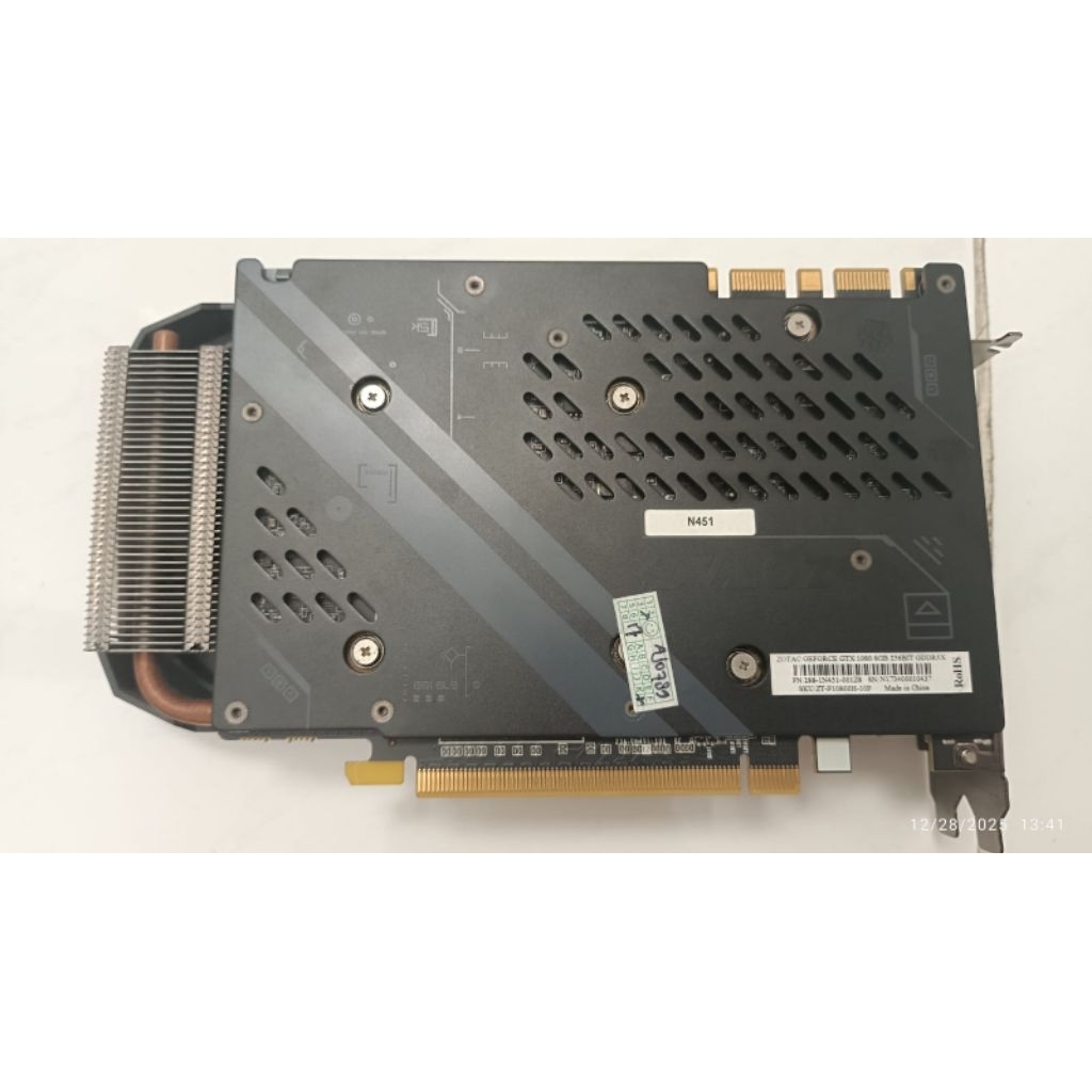 ZOTAC NVIDIA GEFORCE GTX 1080 8GB GDDRX5 MINI 256BIT