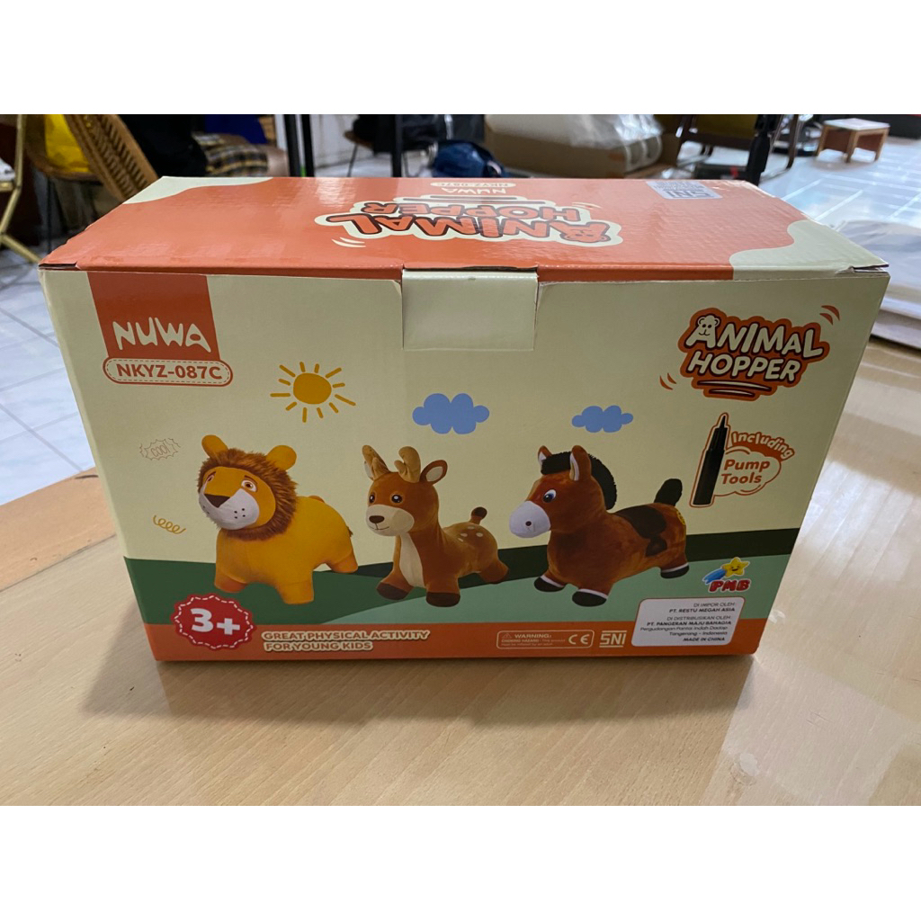 Nuwa Animal hopper unicorn pink BARU