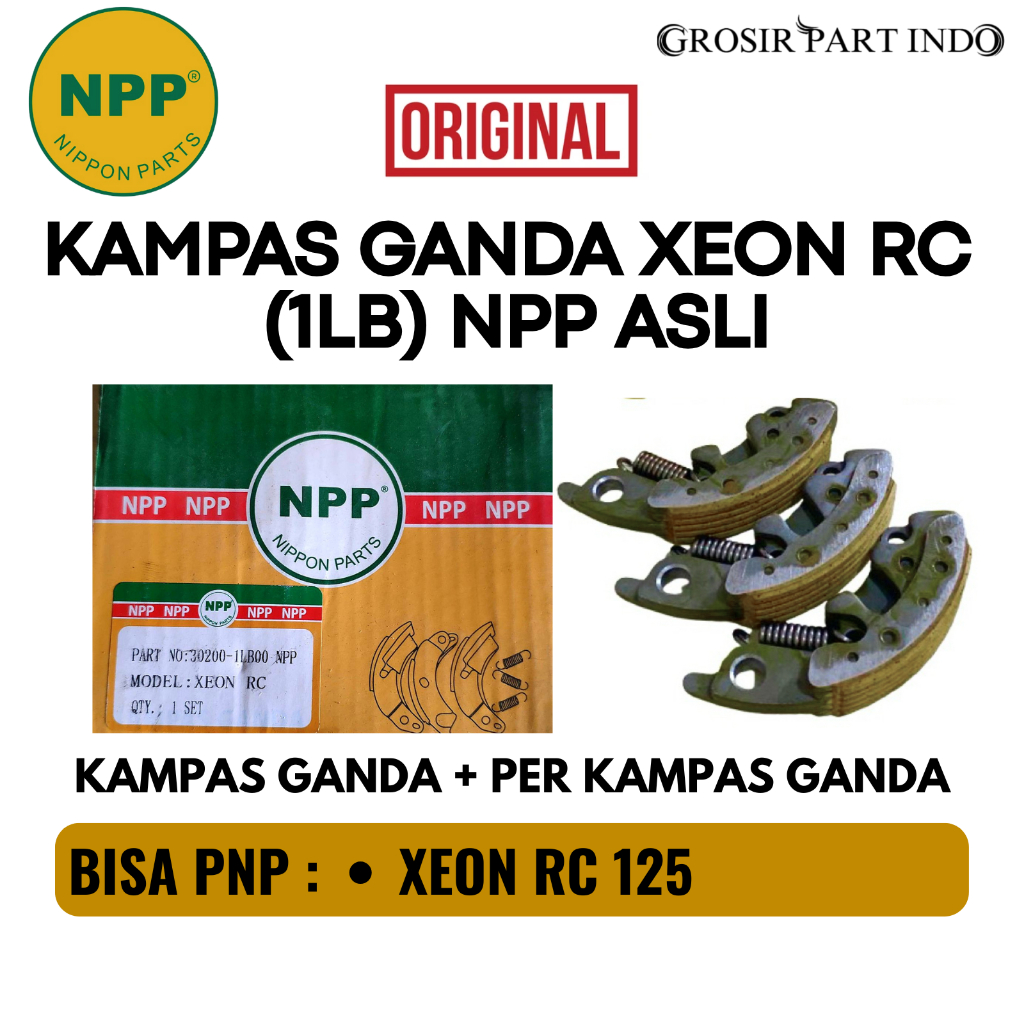 Kampas Ganda XEON RC 125 NPP 1LB Yamaha Matic Asli