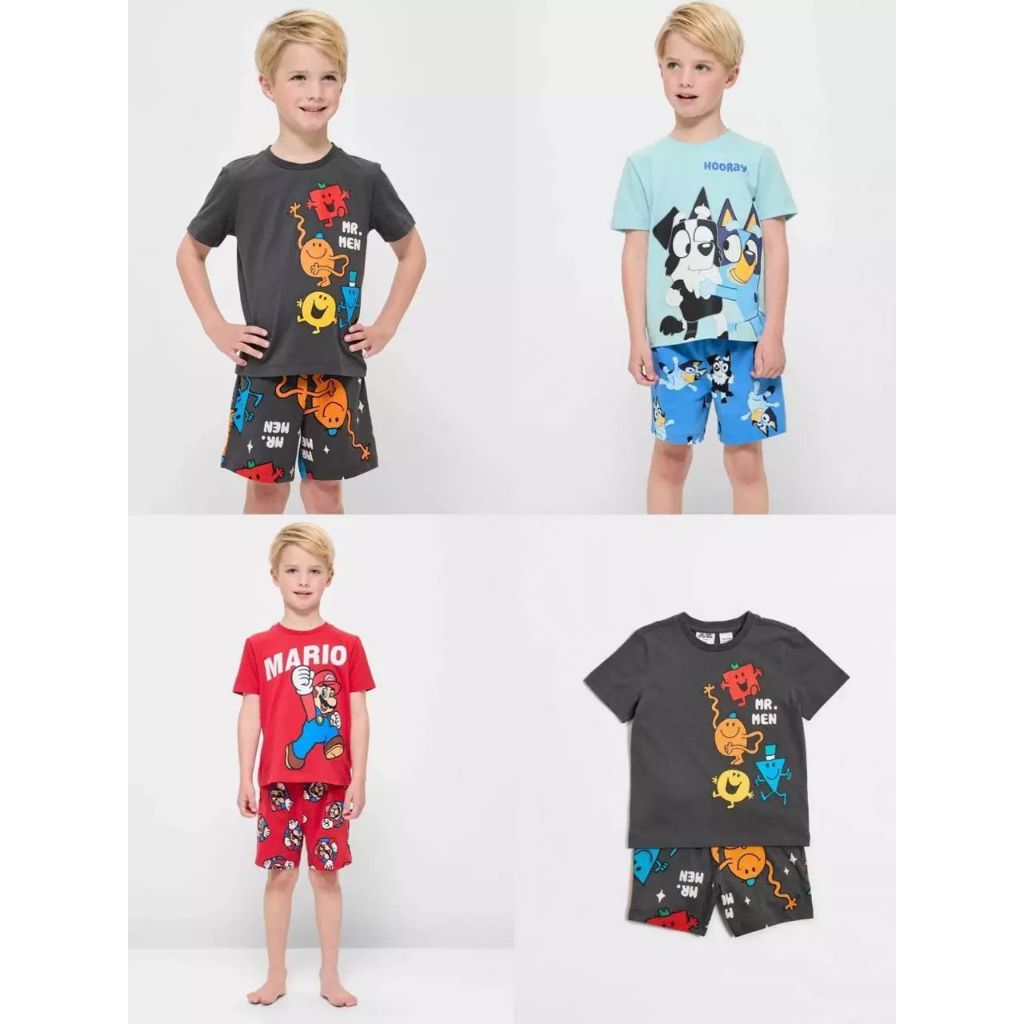 Homie Tee Kids Set | size 1-8 years | blu*y mario princess bowser elsa frozen ninja turtle monster i