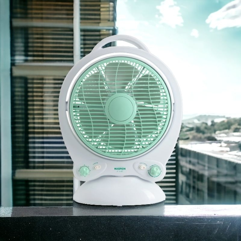 BOX FAN MASPION 12INCI 12 JF-2110 T HEMAT ENERGI, MOTOR 100%TEMBAGA