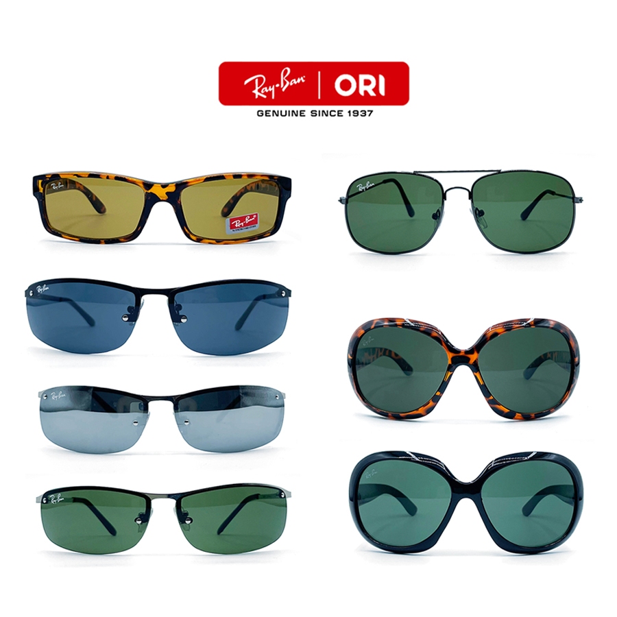 Clearance Sale Kacamata Hitam Ray-Ban Square Original RB4151/3181/3136/4098 pria wanita Sunglasses A