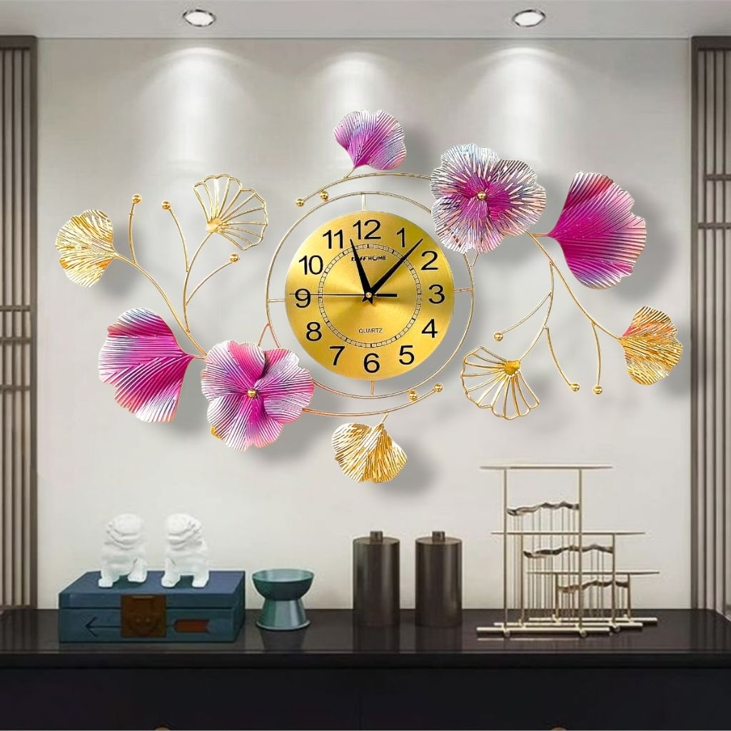 Terbaru Jam dinding diamond Modern Hiasan Dinding ruang tamu aesthetic jumbo