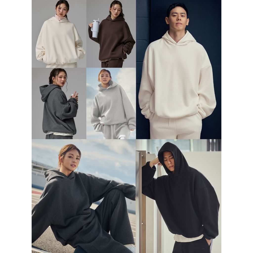 Sweater Hoodie Unisex Oversize Kasual | Ultra-fleece Oversized Hoodie - STL-9652