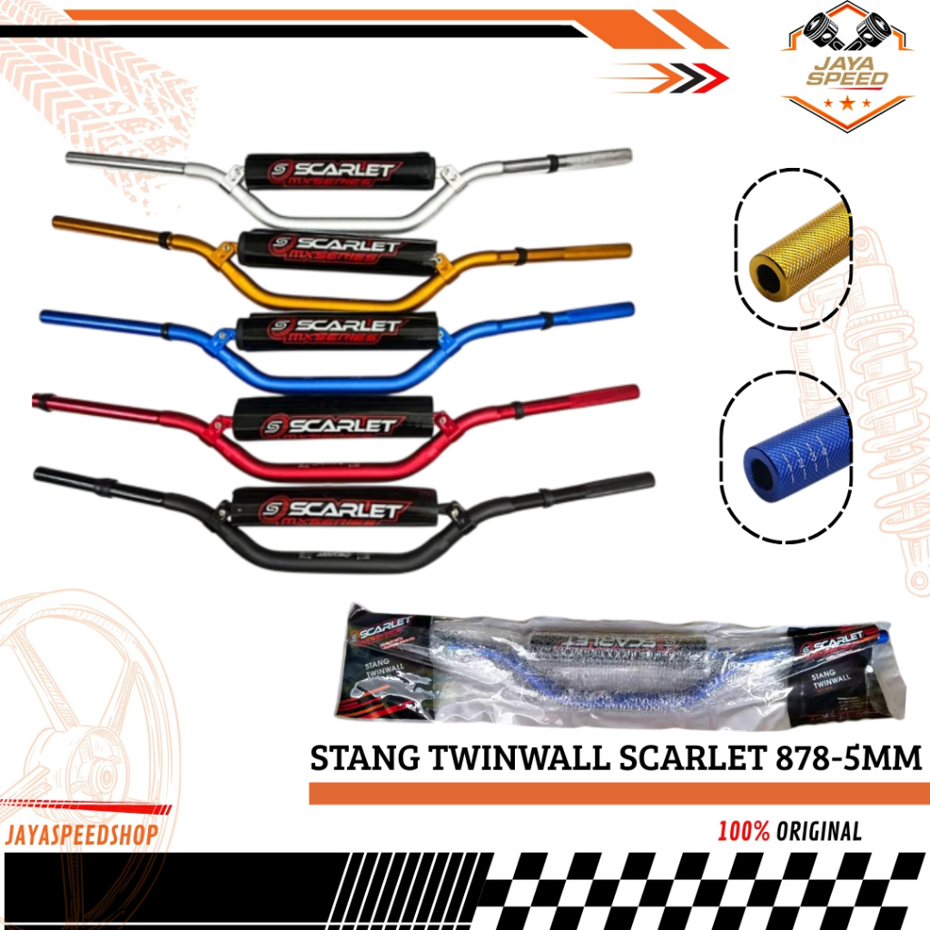 " Scarlet Racing " Stang Trail Twinwall Fatbar 5 MM 878 Original