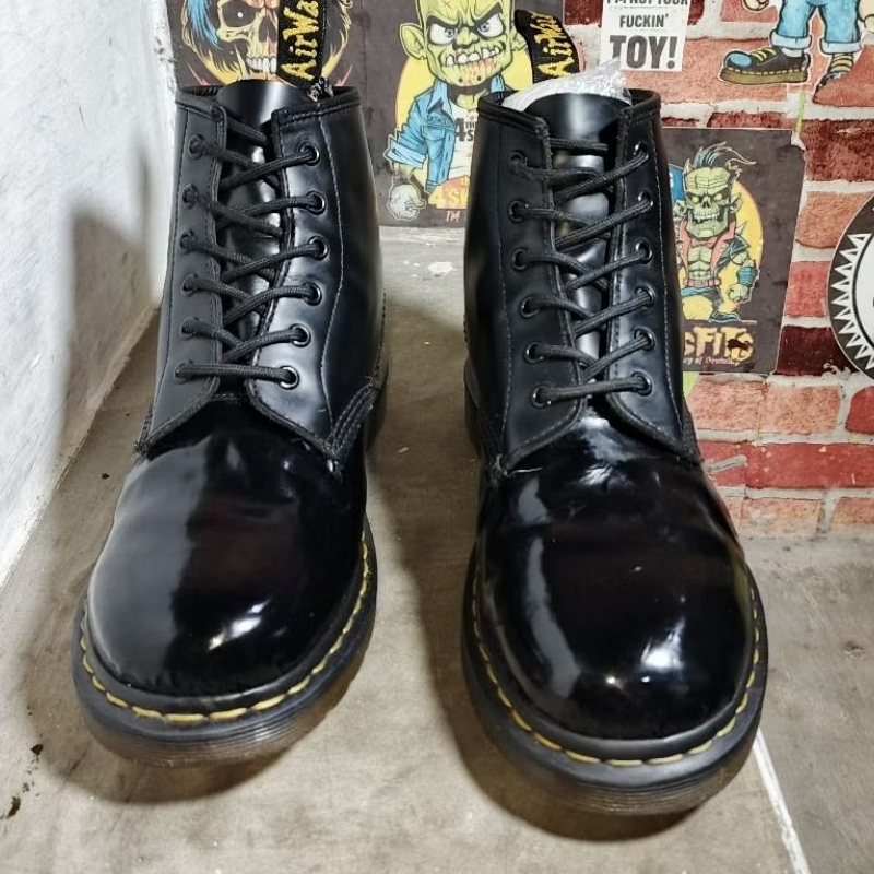 Dr. martens 101 black smooth + glosy