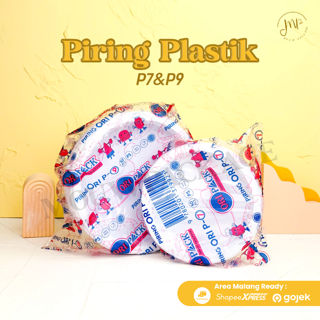 PIRING PLASTIK ORIPACK / PIRING SEKALI PAKAI