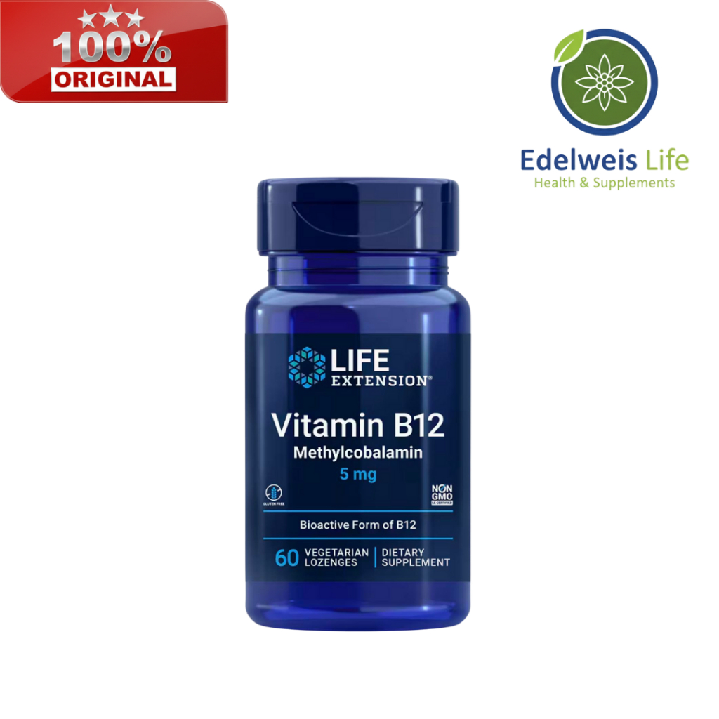 Life Extension Vitamin B12 Methylcobalamin, Nerve Health Supplement, Cognitive Support, Energy Vitam