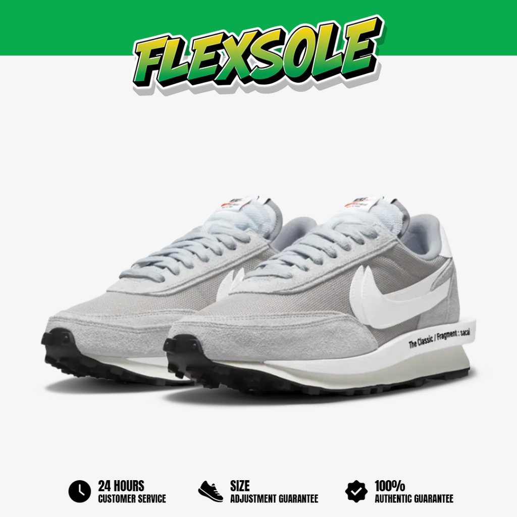 Nike LD Waffle SF Sacai Fragment Design Grey Light White Black