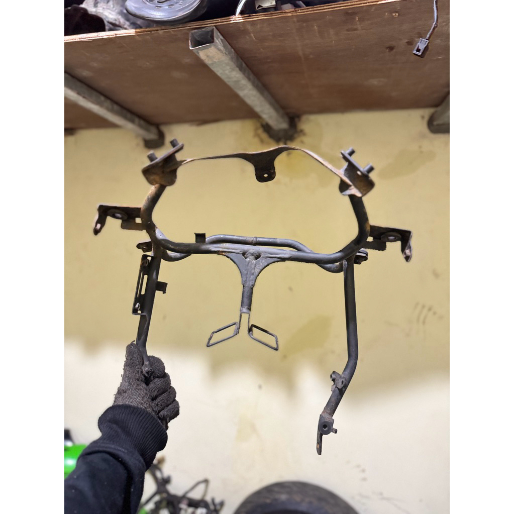 breket fairing tanduk rusa depan minus ninja 250 fi z250 250fi 250cc 4tak ninfi injeksi dudukan pang