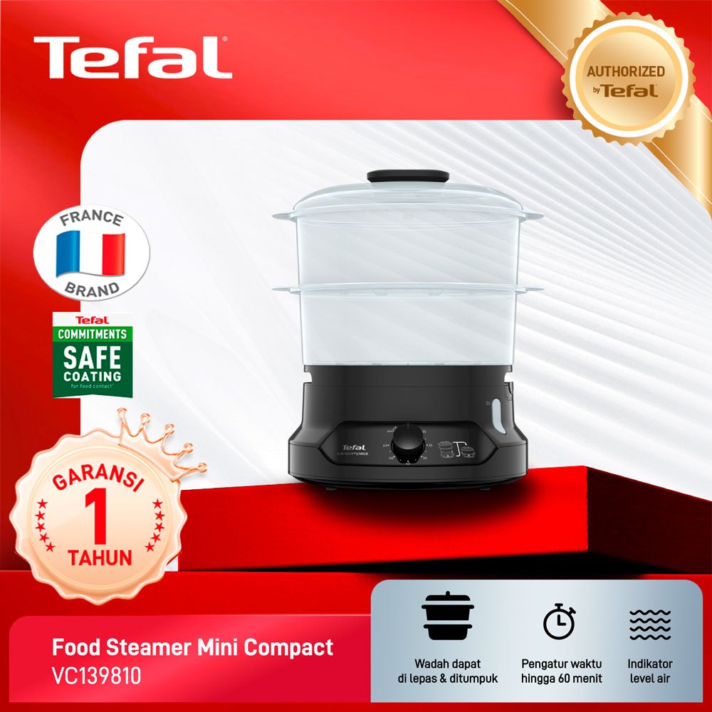 Tefal Food Steamer Mini Compact VC139810