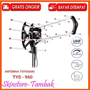 Toyosaki TYS 960 Smart Digital Generation: Antena Outdoor Spesialis Siaran TV Digital DVB-T2 dengan 