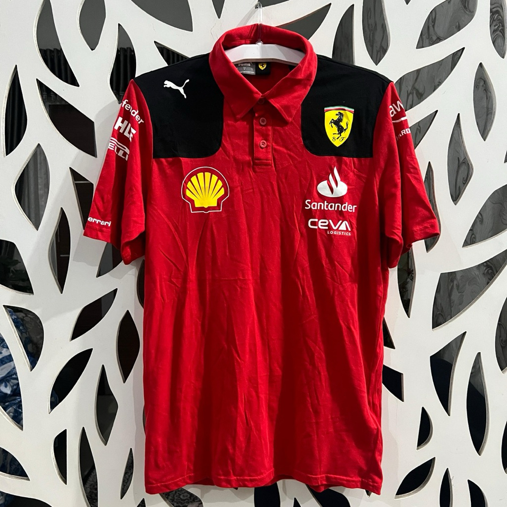 [BNWT/Size S] Baju Polo Scuderia Ferrari Formula One Team 2023