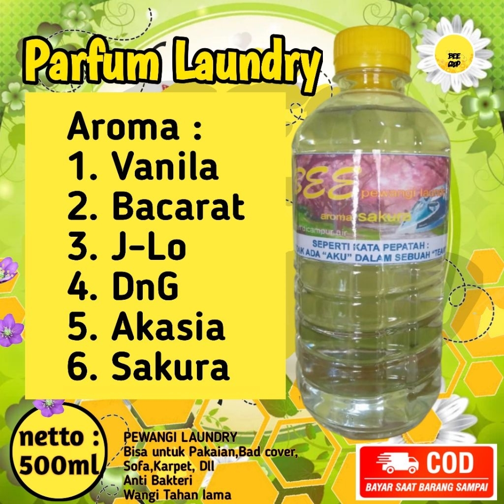 PROMO Pewangi Laundry parfum baju setrika
