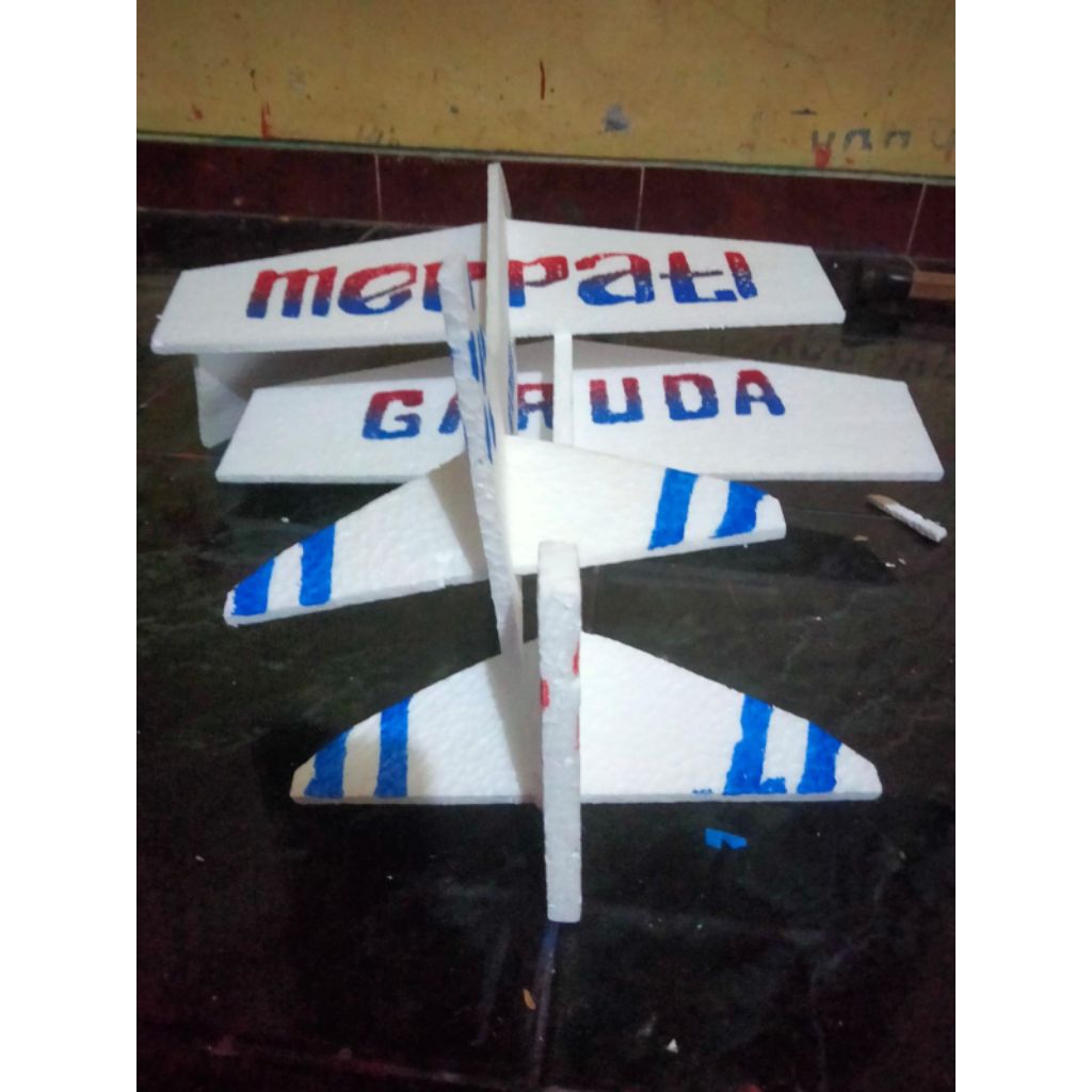 [50 PCS] LAYANGAN PESAWAT RAKIT GABUS STEROFOM