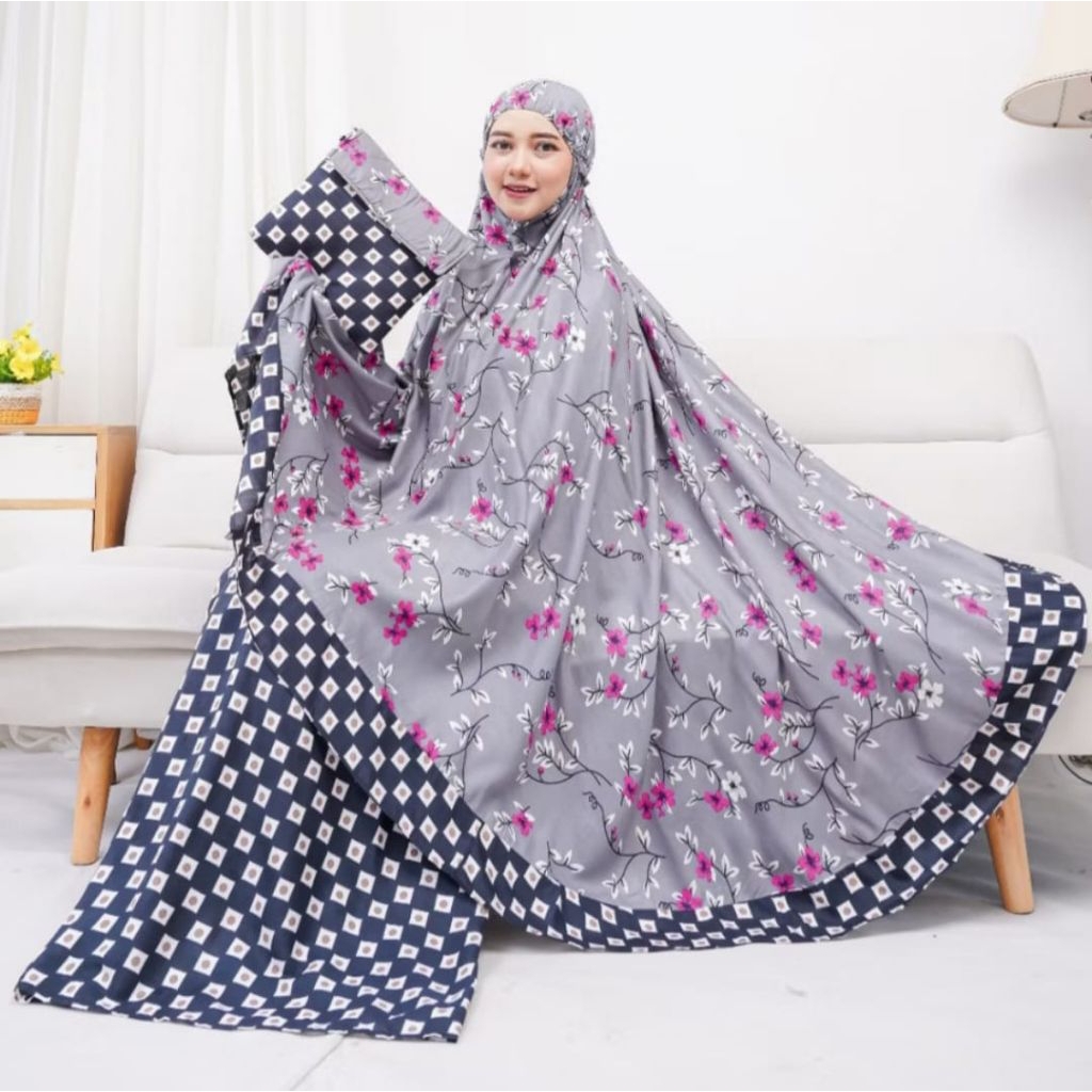 Mukena Dewasa Jumbo Bahan Katun Rayon Adem
