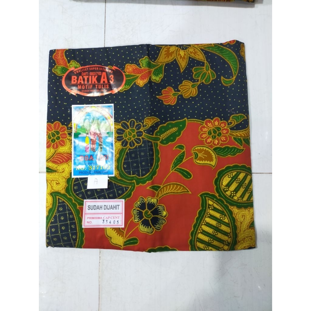 Doa Ibu Kain Sarung Batik A3 Sudah Dijahit