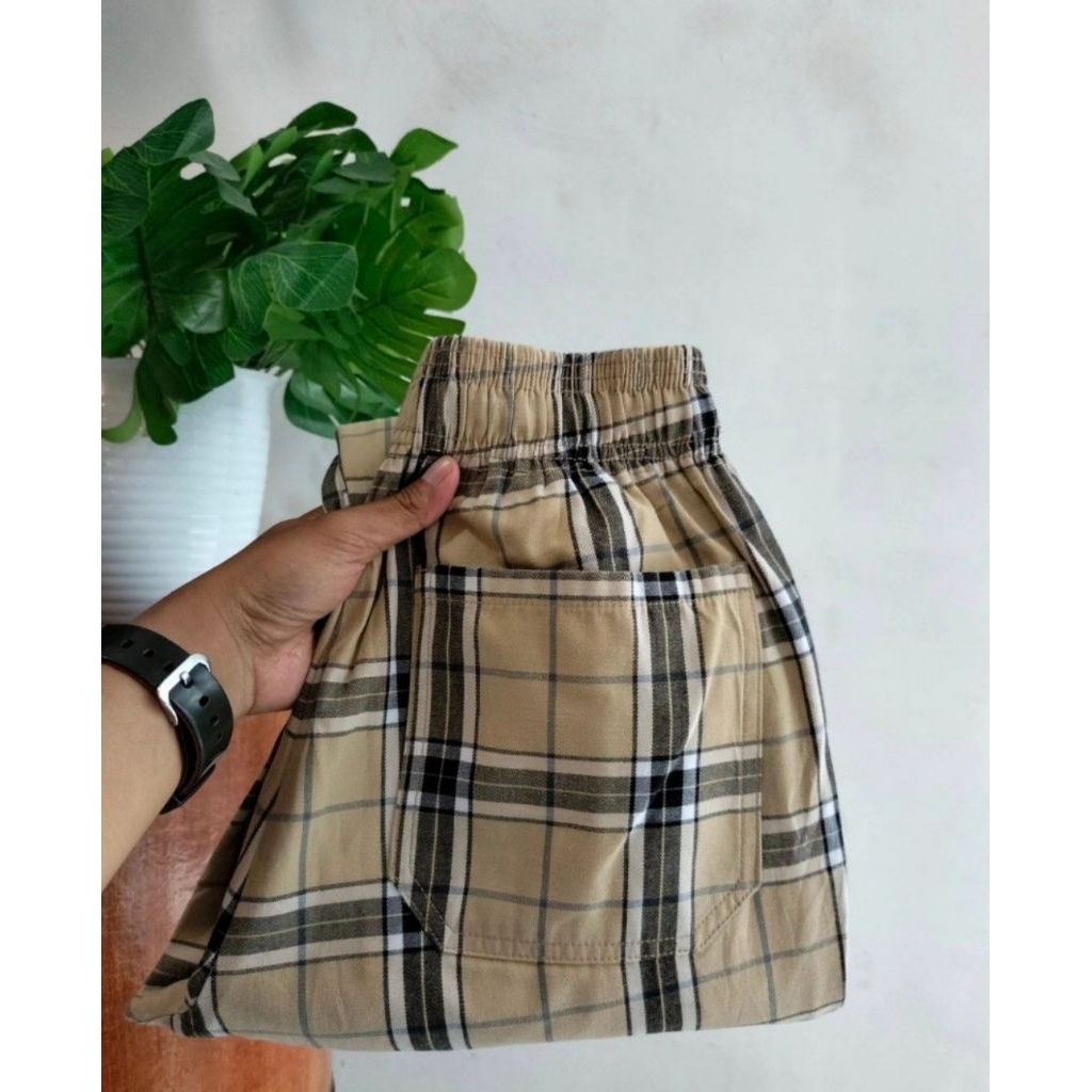 Celana Chef's Tartan GU by UNIQLO Kode Produk : #LP8109