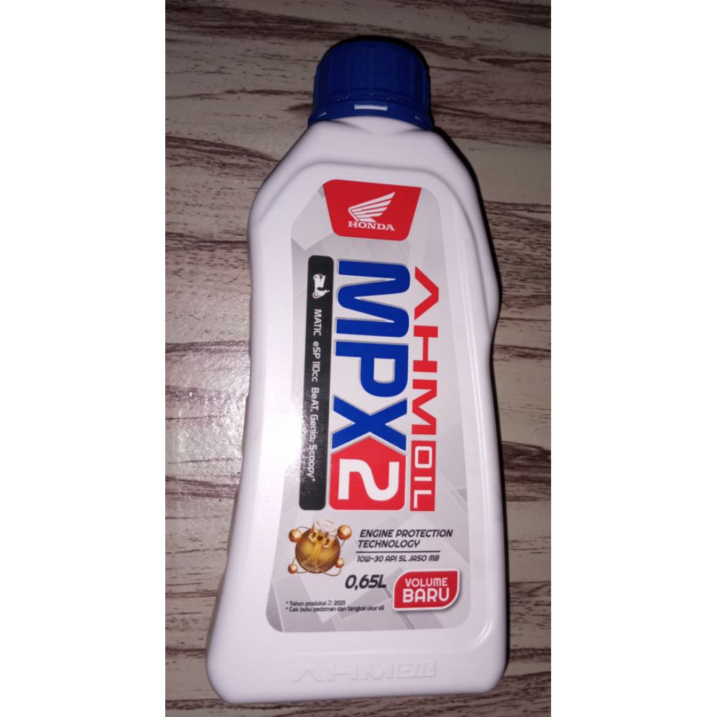 OLI MESIN MATIC HONDA MPX2 650ML / BEAT, SCOOPY, GENIO, BEAT STREET