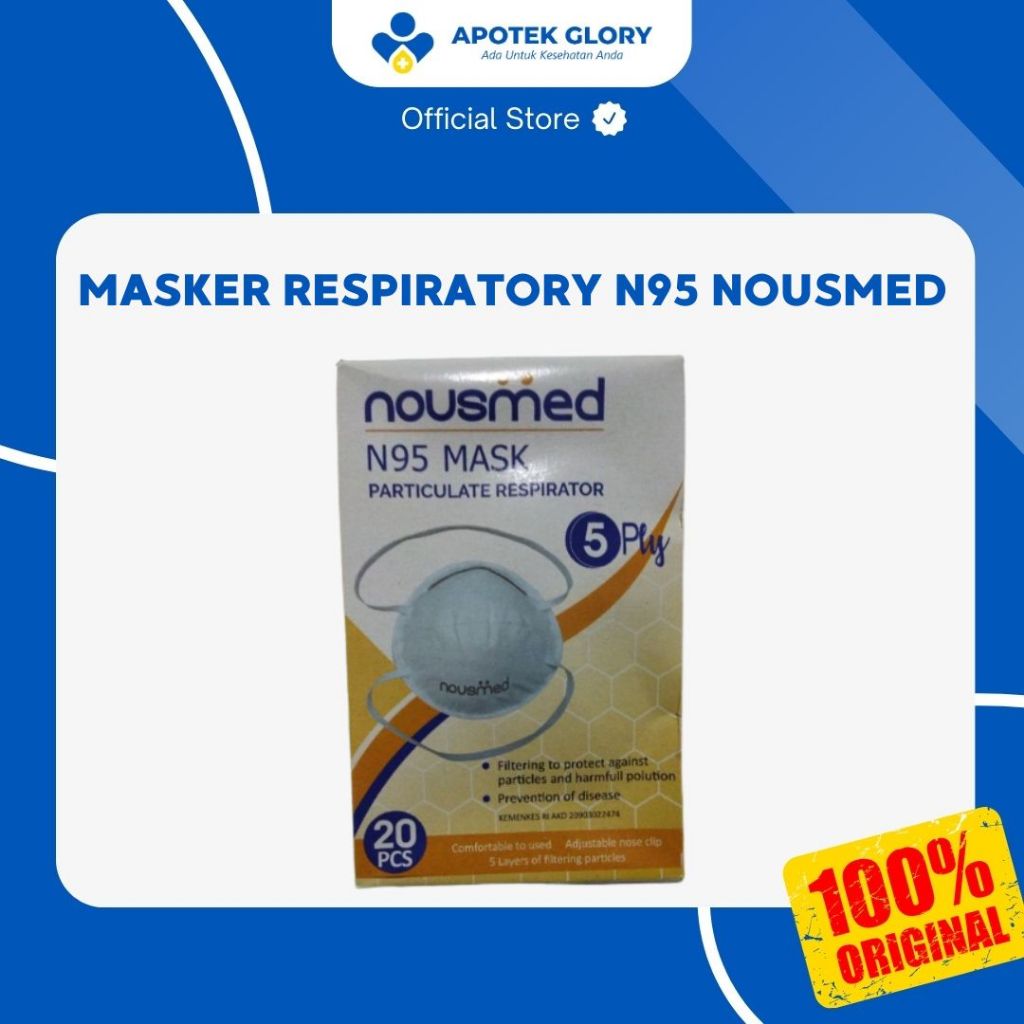 MASKER RESPIRATORY N95 NOUSMED / PCS
