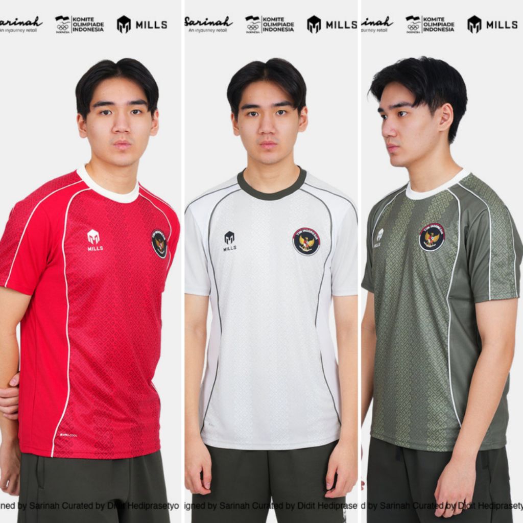 MILLS Jersey SEA Games INDONESIA Football Jersey SV Home, Away & Third