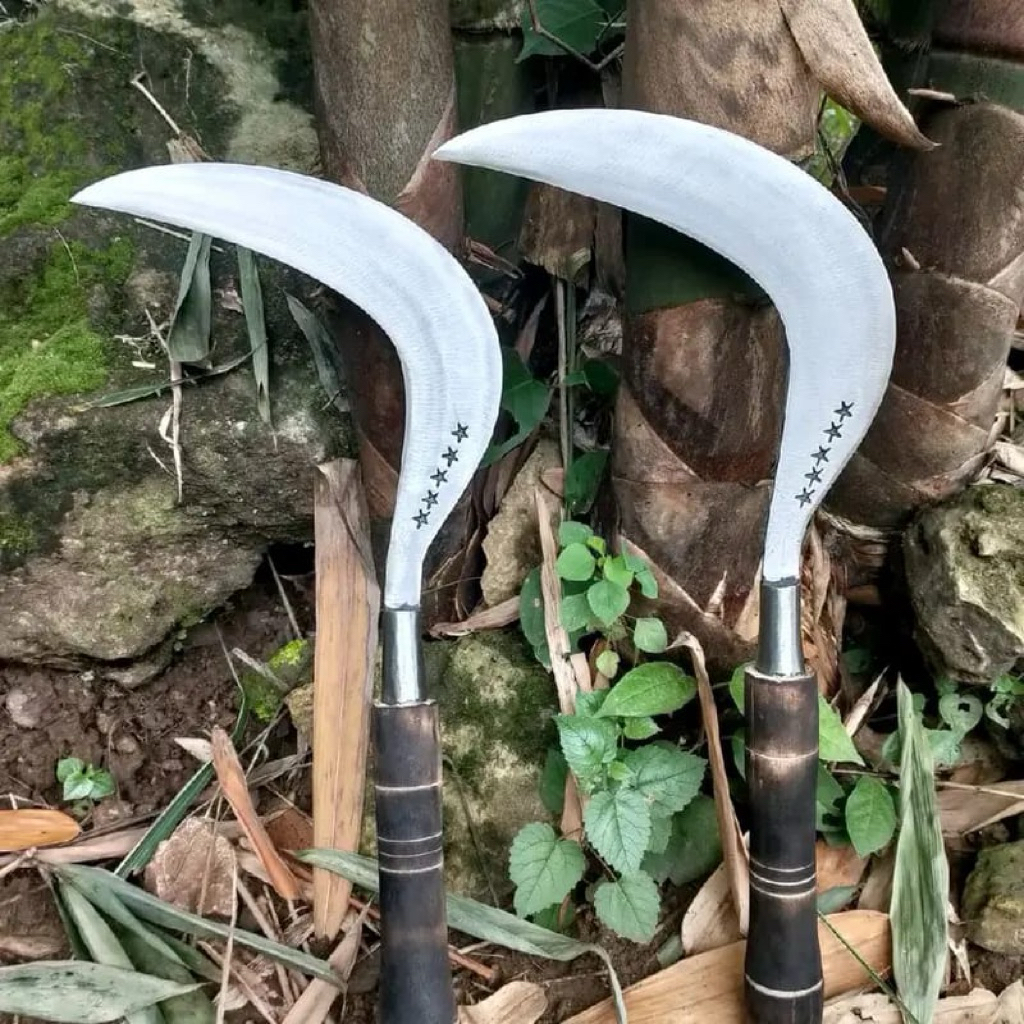 Arit/sabit rumput bintang 5 super tajam, dari baja berkualitas cocok untuk rumput