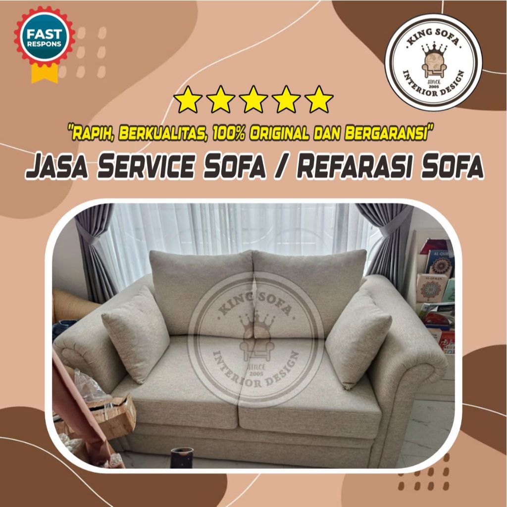 Service Sofa Bed Ganti Kain Dan Busa Berkualitas