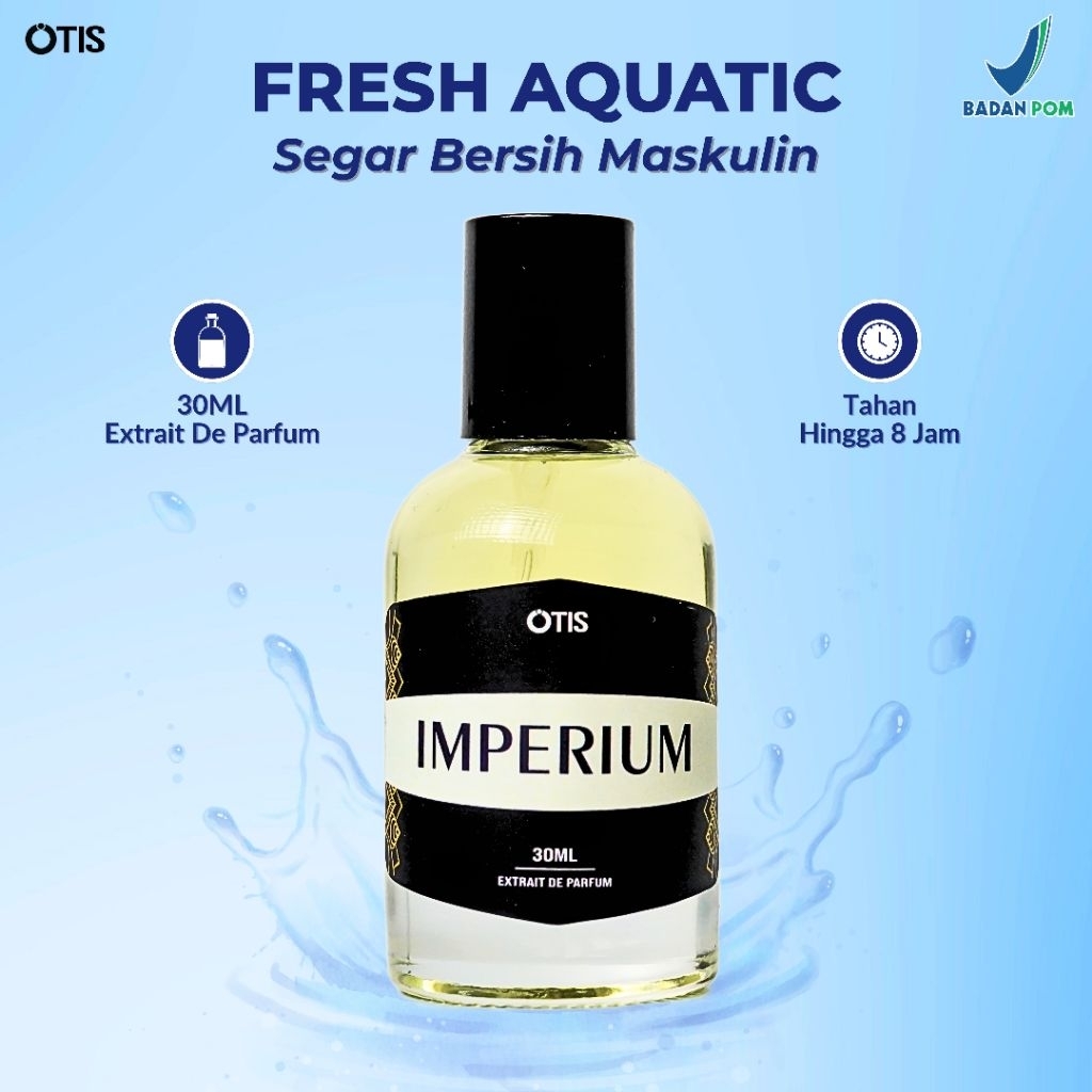 IMPERIUM Otis Parfum - Extrait De Parfum - Parfum Pria Fresh Aquatic Tahan Lama