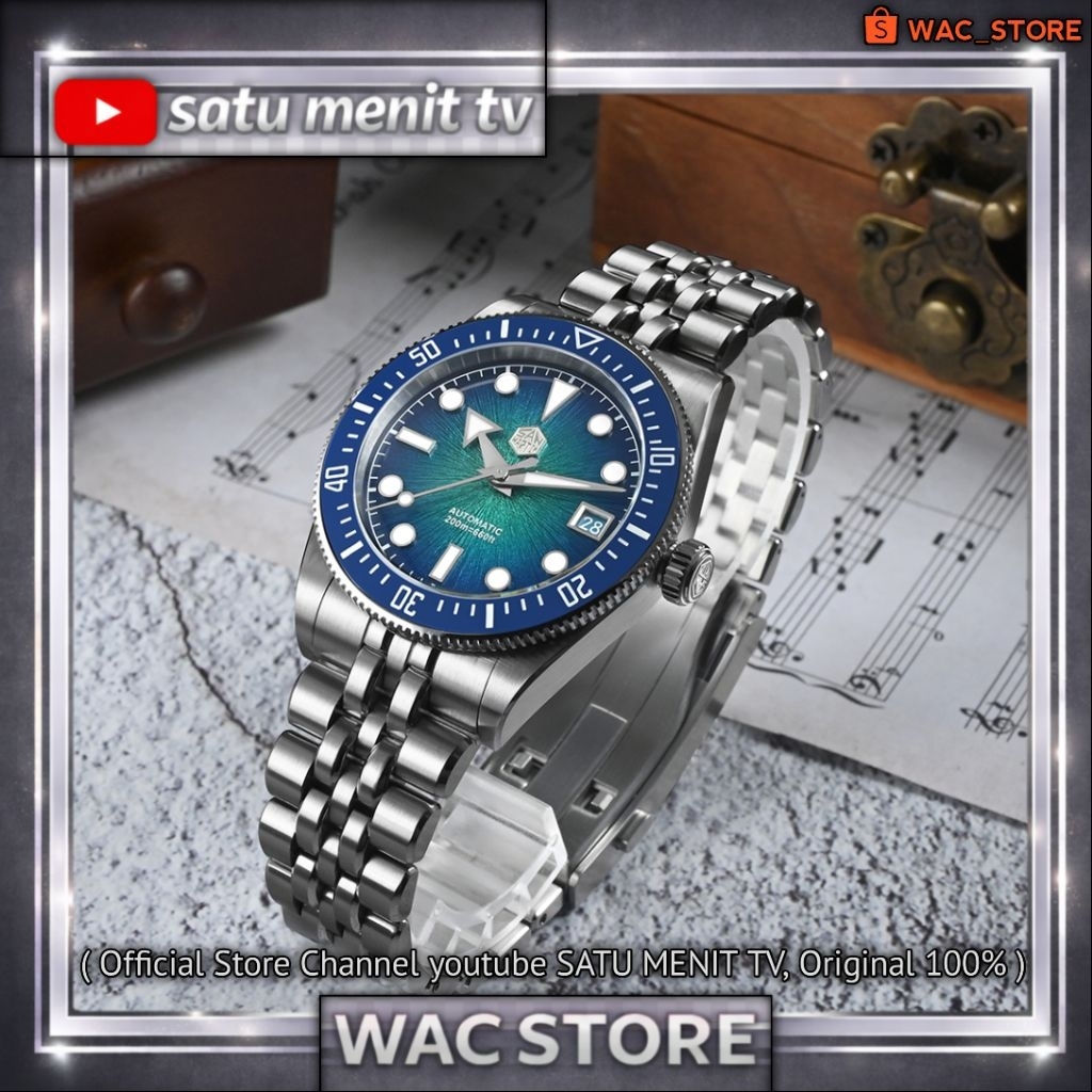 SAN MARTIN AUTOMATIC DIVER  (37.5mm)