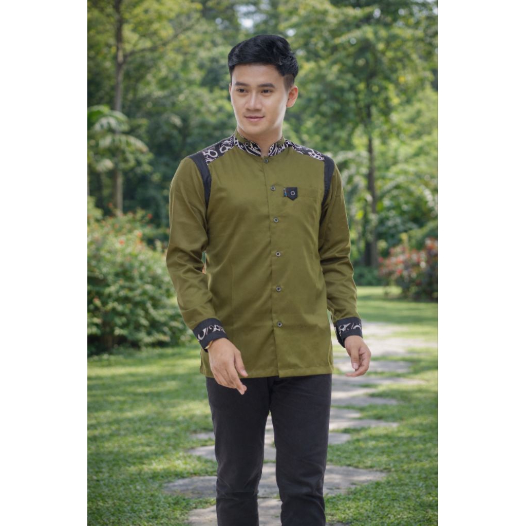 baju koko lengan panjang koko dewasa terbaru koko dewasa bahan toyobo