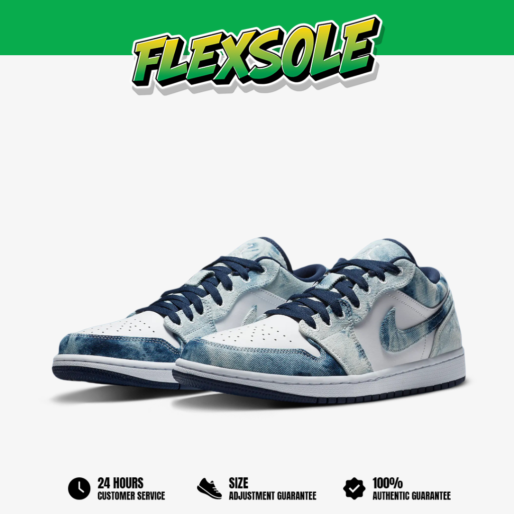 Nike Air Jordan 1 Low Washed Denim Authentic