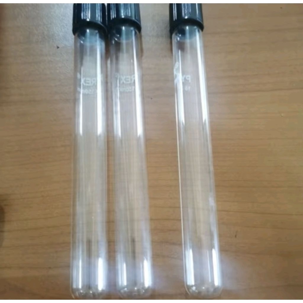 Tabung reaksi + screw cup pyrex 16 x 150mm
