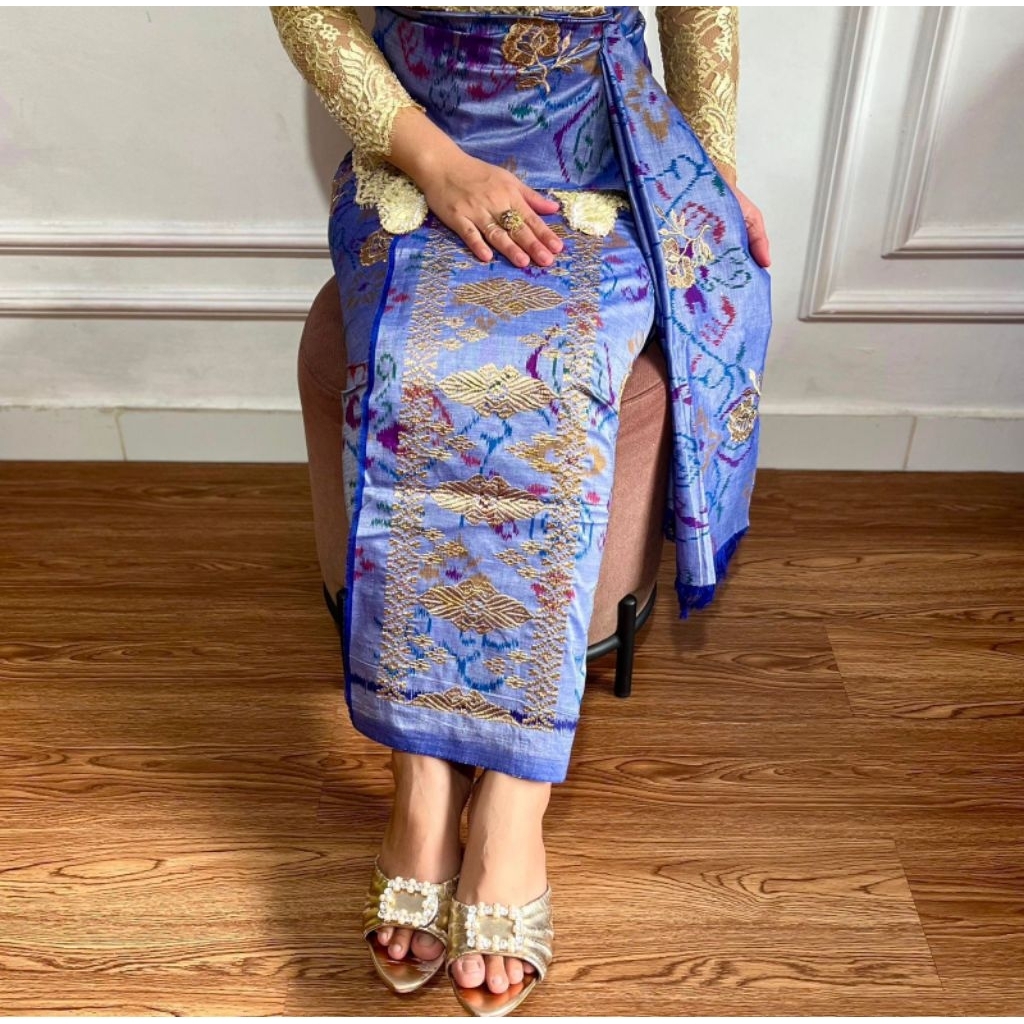 ENDEK TENUN ORIGINAL + SELENDANG / Kamen endek lembaran TERMURAH / kamen endek/ endek BALI / kamen b