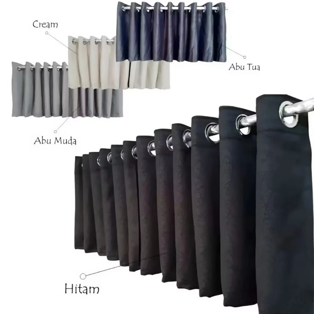 PONI GORDEN BLACKOUT / PONI GORDEN ATAS PINTU / PONI GORDEN JENDELA PENDEK