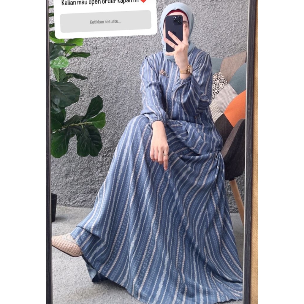 Amara Daster - Yumna Series - Aurora - Mayar dress by Jannat. Id ready siap kirim