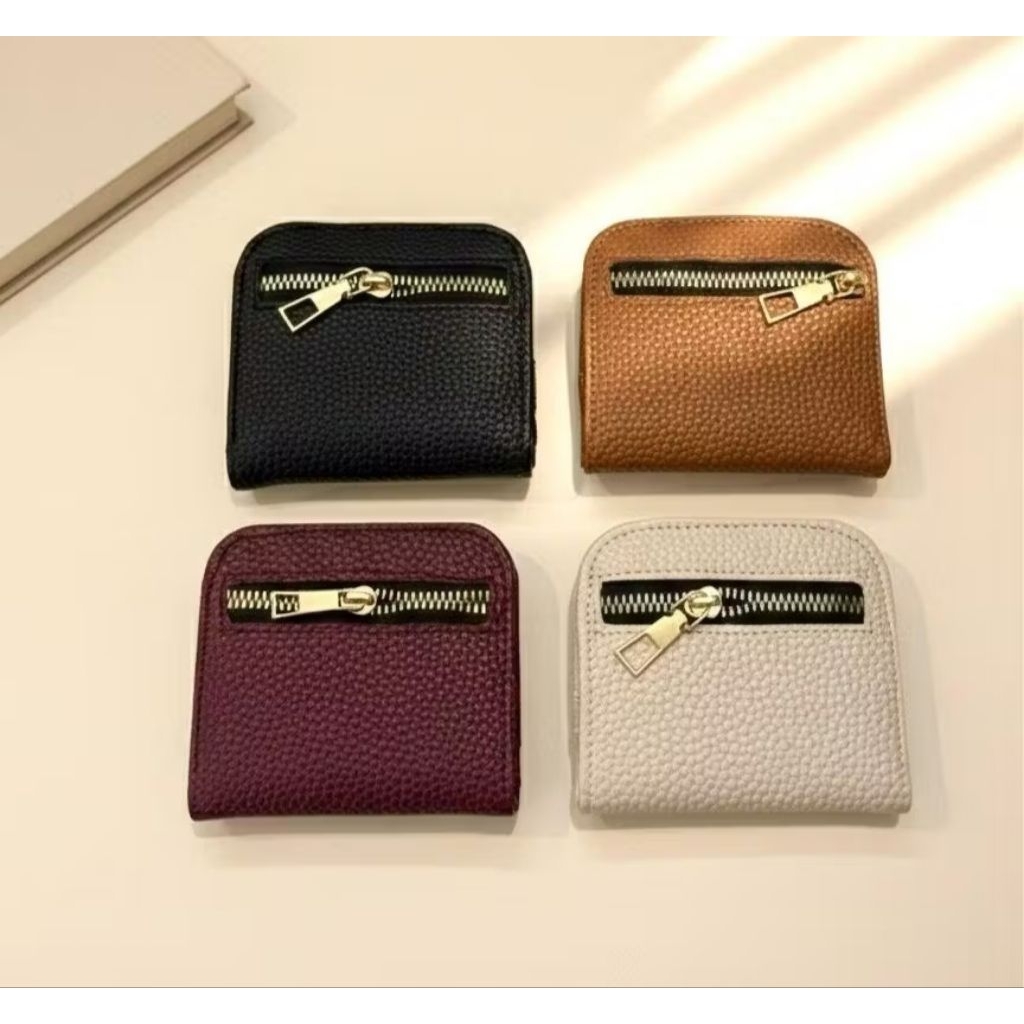 DOMPET KARTU WANITA SIMPLE/ DOMPET MINI MOTIF KULIT JERUK