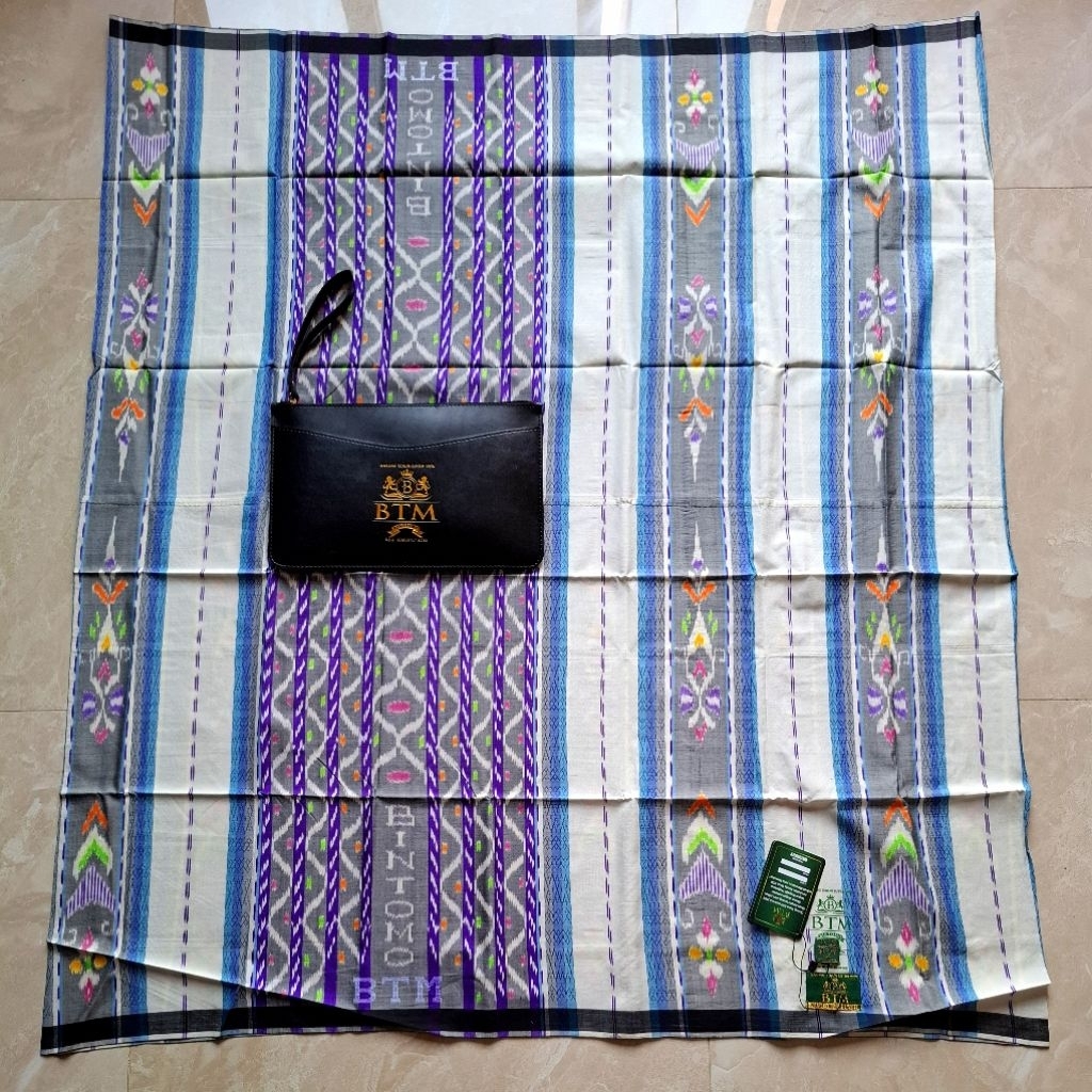 Sarung BTM Type MGT Warna Putih Full Sutra 100% Original