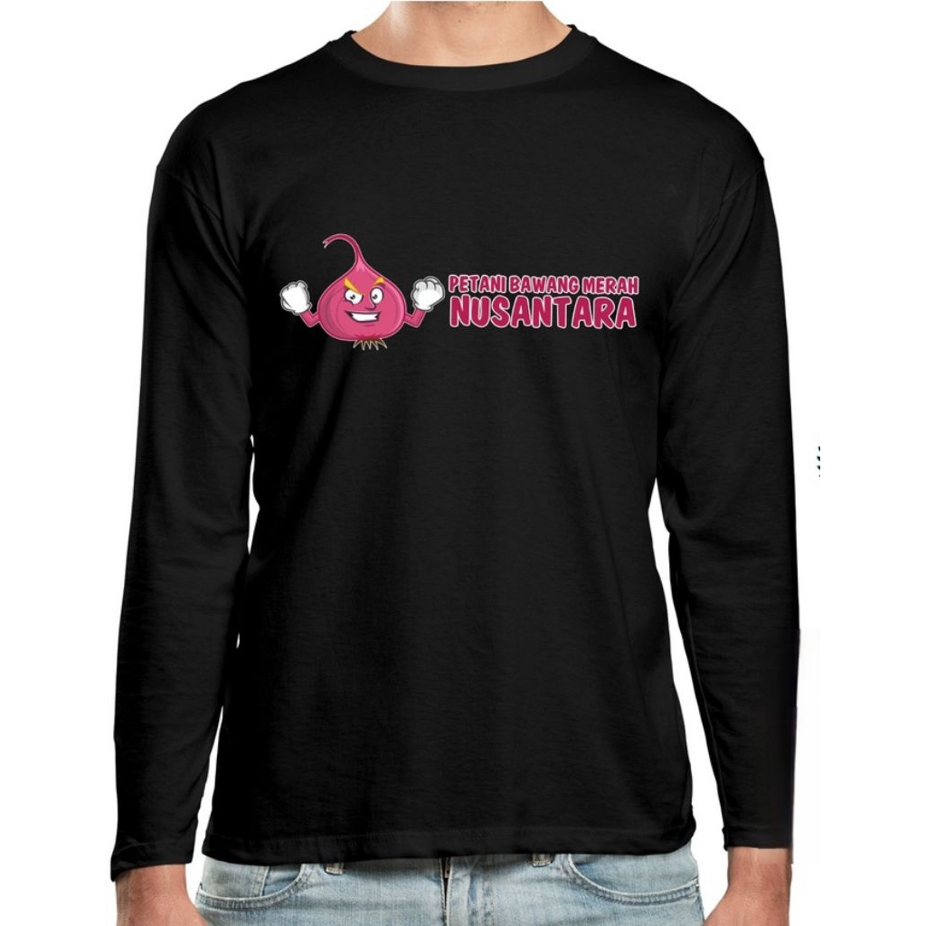 KAOS LENGAN PANJANG PETANI BAWANG MERAH NUSANTARA