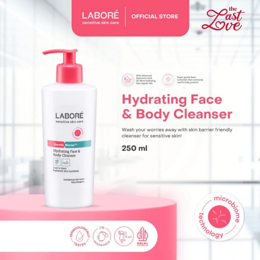 Last Love - LABORE Sensitive Skin Care Gentle Biome Hydrating Face & Body Cleanser 250ml