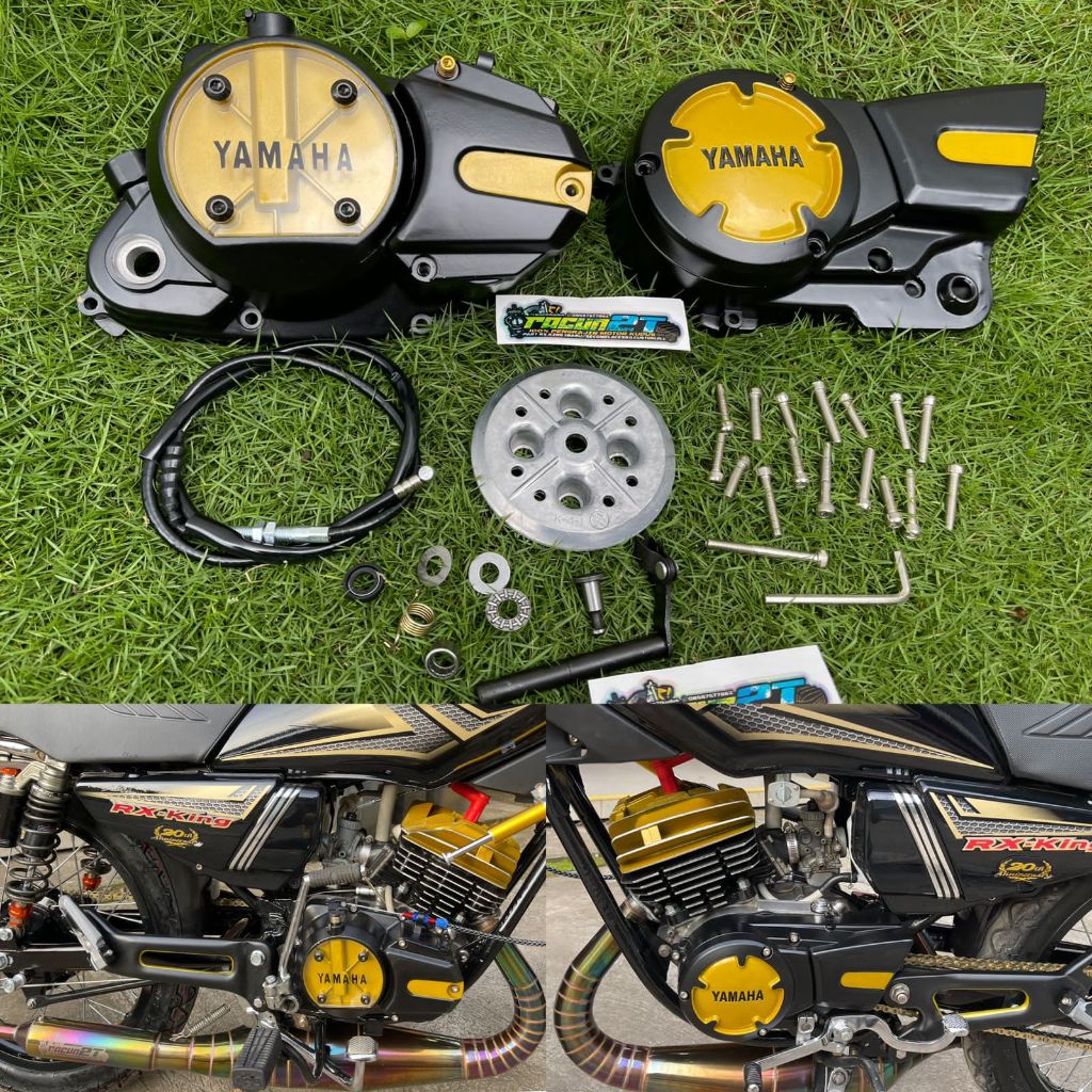 BAK KALTER RX KING NEW KOPLING KANAN MODEL NINJA HITAM KUNING