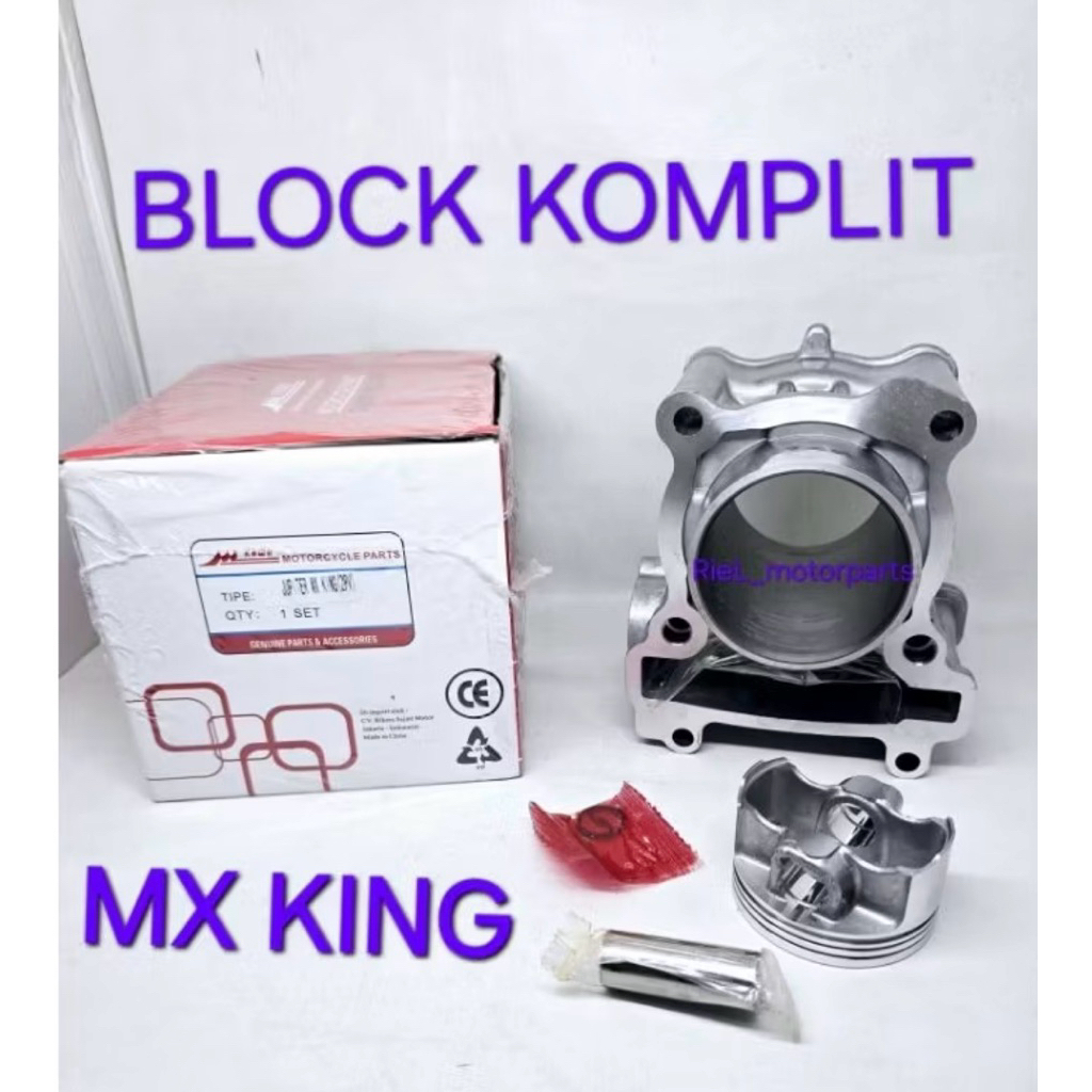 Blok MX King Kawa ( Cylinder Blok Assy MX King) Blok Komplit Mx King, Blok MX King Assy Kawa