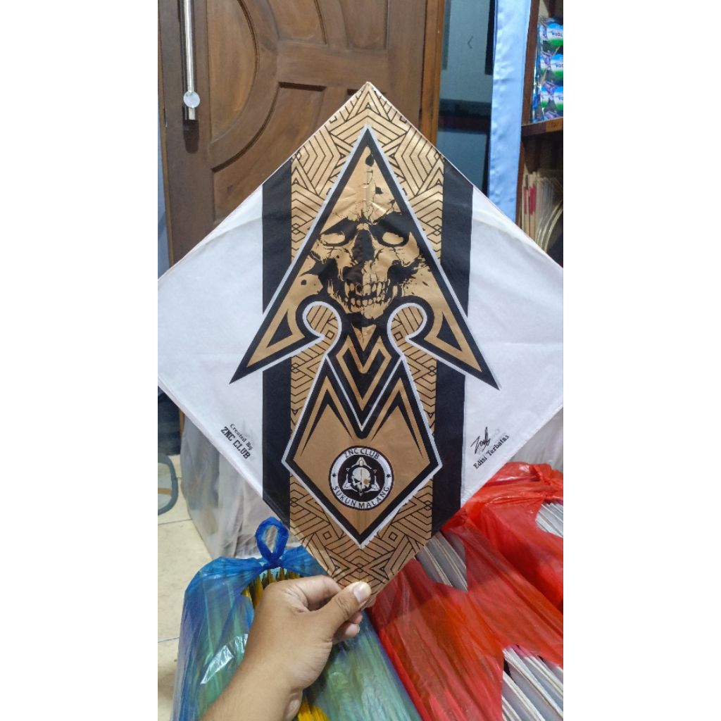 (MIN. 50 PCS) LAYANGAN SUKHOI SUPER APUS ULTIMATE GOLD BY ZNC KITE MALANG