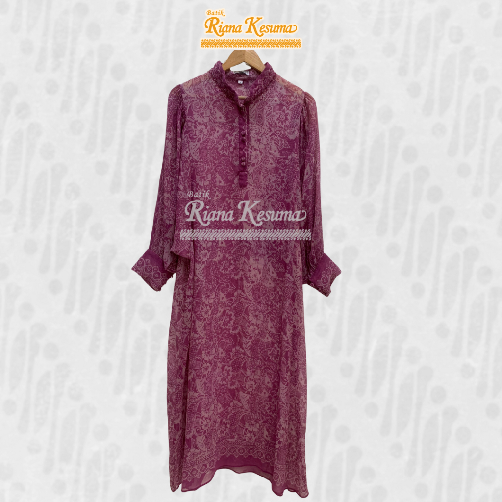 Batik Riana Kesuma - Pakaian Muslim Wanita Gamis Batik