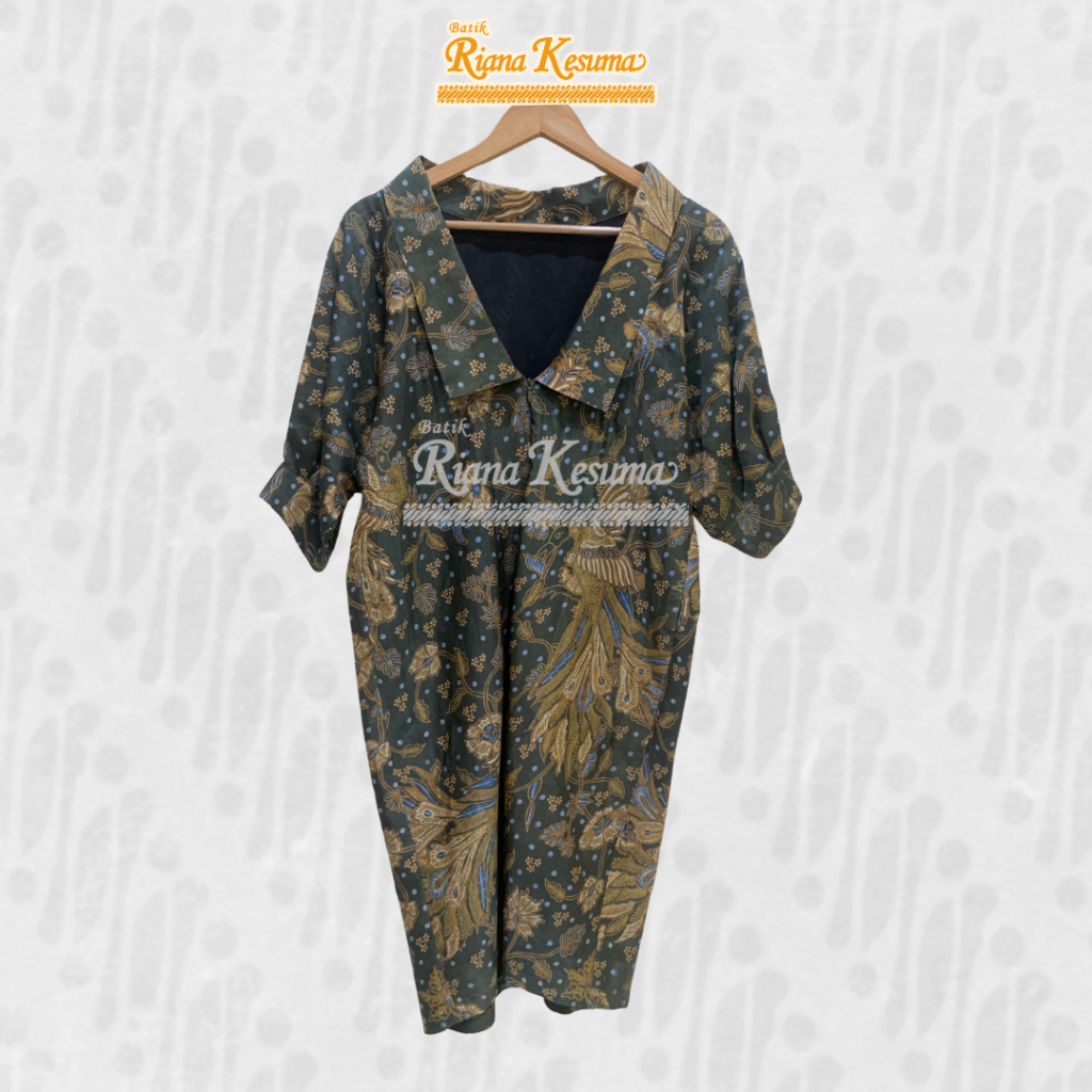 Batik Riana Kesuma - Dress Kasual Batik Tulis Sutra