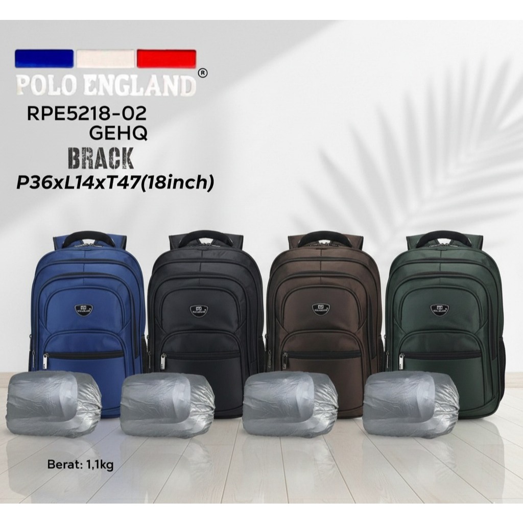TAS RANSEL POLO ENGLAND TAS RANSEL LAPTOP TAS RANSEL MULTIFUNSI RPE5218-02