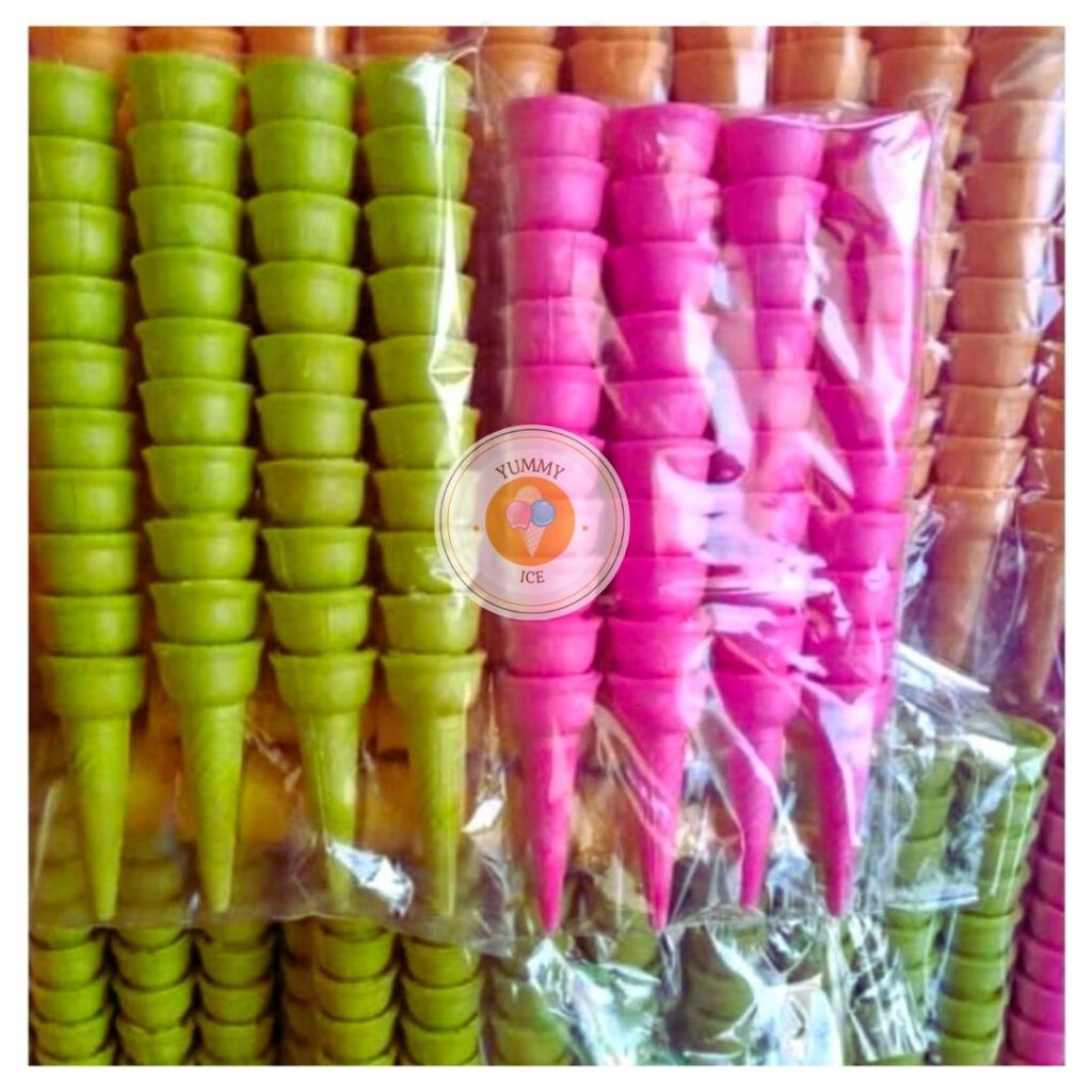 Cone Ice Cream Kecil / Cone Es Krim / Cone Lancip 3cm/ 400PCS