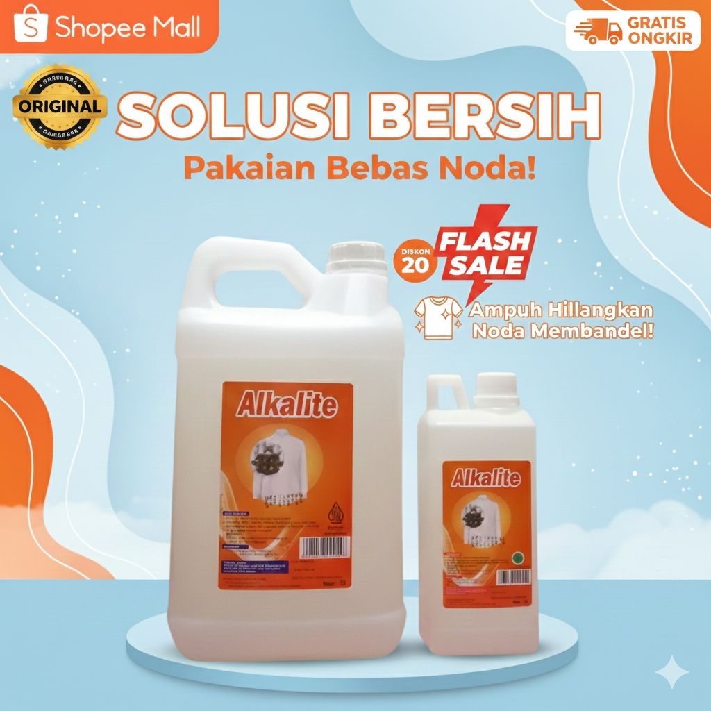 Promo Alkalite anti noda Laundry. Penghilang noda bandel